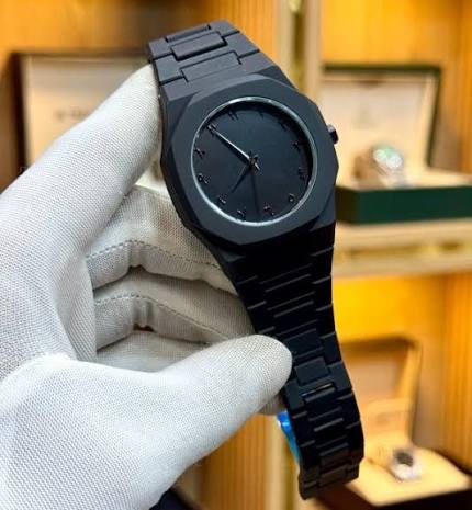 Black Arabic Aura Watch For Men Stylish Aura Watch 100% Original Watch